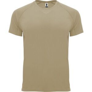 Roly Mens Bahrain Short-Sleeved Sports T-Shirt / Dark Sand